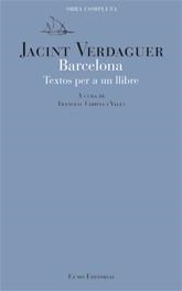 Barcelona. Textos per a un llibre | 9788497661812 | Verdaguer, Jacint;Codina, Francesc