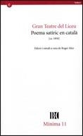 Gran Teatre del Liceu. Poema satíric en català [ca. 1850] | 9788478450305 | GRAN TEATRE DEL LICEU