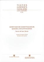 Compendivm Constitvcionvm Generalivm Cathalonie Narcís de Sant Dionís | 9788439394464 | Álvarez Gómez, Daniel