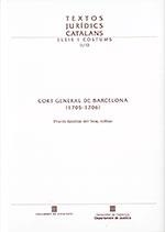 Cort General de Barcelona (1705-1706). Procés familiar del braç militar | 9788439394969