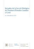 Jornades de la Secció Filològica de l'Institut d'Estudis Catalans a Ceret (9 i 10 d'octubre de 2015) | 9788499653808 | Varios autores