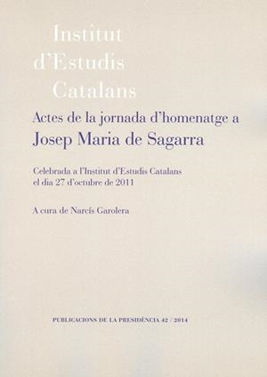 Actes de la jornada d'homenatge a Josep Maria de Sagarra | 9788499652306