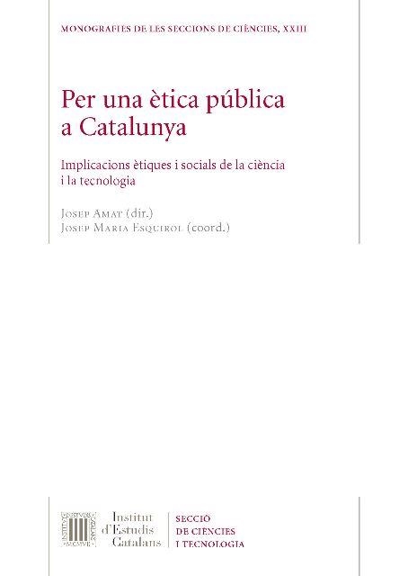 Per una Ètica pública a Catalunya | 9788499653051