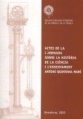 Actes de la I Jornada sobre Història de la Ciència i l'Ensenyament Antoni Quintana Marí : Barcelona, 15 de novembre de 2003 / coordinació: Pere Grapí  | 9788472837874 | Jornada sobre Història de la Ciència i l'Ensenyament Antoni Quintana i Marí (1a : 2003 : Barcelona)