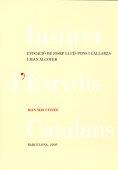 Evocació de Josep Lluís Pons i Gallarza i Joan Alcover : discurs llegit en la sessió inaugural del curs 2009-2010 | 9788492583591 | Mas i Vives, Joan