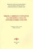 Miquel Carreras i Costajussà i la filosofia catalana d'entre guerres (1918-1939) | 9788492583744