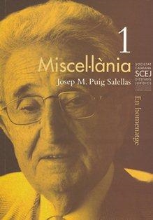 Josep M. Puig Salellas : en homenatge / edició coordinada per Josep Serrano Daura | 9788499650524