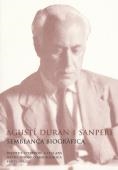 Agustí Duran i Sanpere : semblança biogràfica : conferència pronunciada davant el Ple per Eulàlia Duran i Grau el dia 20 de desembre de 1999 | 9788472834934 | Duran i Grau, Eulàlia