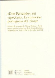 «Don Ferrando», rei «spectant» | 9788499651361 | Beltran i Pepió, Vicenç