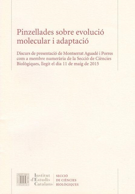 Pinzellades sobre evolució molecular i adaptació | 9788499652665 | Aguadé i Porres, Montserrat
