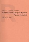 Reports de la recerca a Catalunya. Enginyeries agronòmiques, forestals i alimentàries / report elaborat per Jaume Porta i Casanellas, amb la col·labor | 9788472834552 | Porta i Casanellas, Jaume