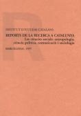 Reports de la recerca a Catalunya. Les ciències socials : antropologia, ciència política,  comunicació i sociologia / report redactat per Salvador Gin | 9788472833838 | Giner, Salvador