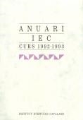Anuari IEC : curs 1992-1993 | 9788472832640 | Institut d'Estudis Catalans (Barcelona)