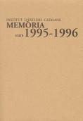 Memòria : curs 1995-1996 | 9788472833500 | Institut d'Estudis Catalans