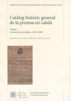 Catàleg històric general de la premsa en català | 9788499652481