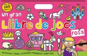 Un gran llibre de jocs rosa | 9788424643690