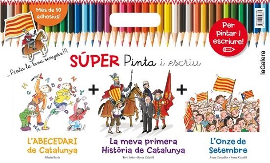 Súper Pinta i escriu Catalunya | 9788424653385 | Canyelles, Anna;Soler i Guasch, Toni;Bayés, Pilarín