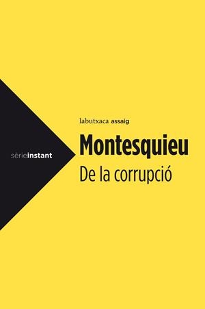 De la corrupció | 9788499306988 | Montesquieu