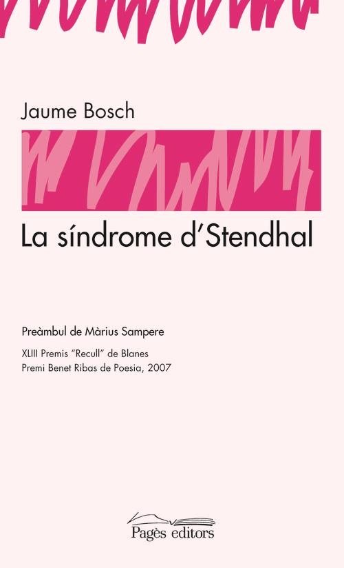 La síndrome d'Stendhal | 9788497795845 | Bosch i Call, Jaume