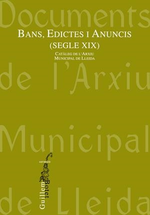 Bans, Edictes i Anuncis (Segle XIX) | 9788497793728 | Varios autores