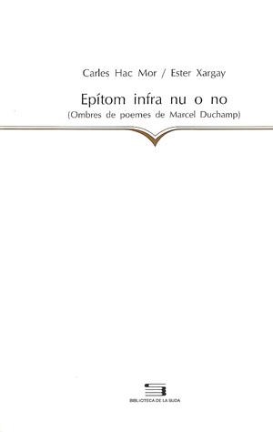 Epítom infra un o no | 9788479354565 | Hac Mor, Carles;Xargay, Ester