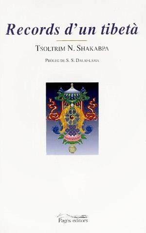 Records d'un tibetà | 9788479359713 | Shakabpa, Tsoltrim N.
