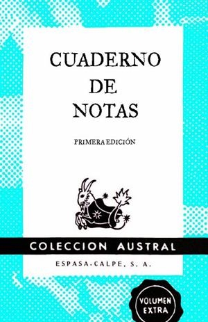 Cuaderno de notas azul 11,2x17,4cm | 9788467008425 | Espasa Calpe