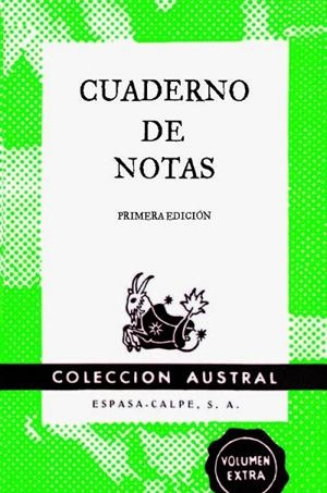 Cuaderno de notas verde 9x14cm | 9788467008395 | Espasa Calpe