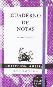 Cuaderno de notas violeta 9x14cm | 9788467008432 | Espasa Calpe