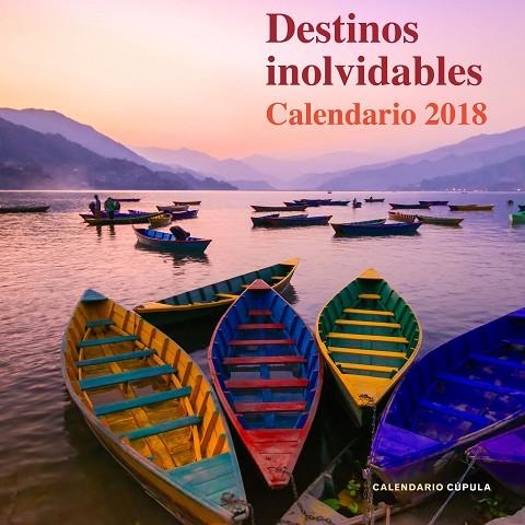 Calendadio Destinos inolvidables 2018 | 9788448023485 | AA. VV.