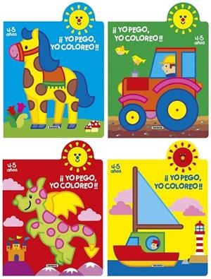 ¡Yo pego, yo coloreo! 4-5 años (4 títulos) | 9788467747904 | Busquets, Jordi