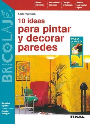 10 Ideas para pintar y decorar paredes | 9788430595839 | Wilduck, Carlo