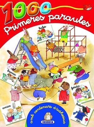 1000 Primeres paraules - rojo - amb centenars d'adhesius | 9788467733662 | Susaeta, Equip