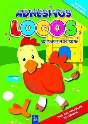 Adhesivos locos. Animales de granja | 9788408089933 | YOYO