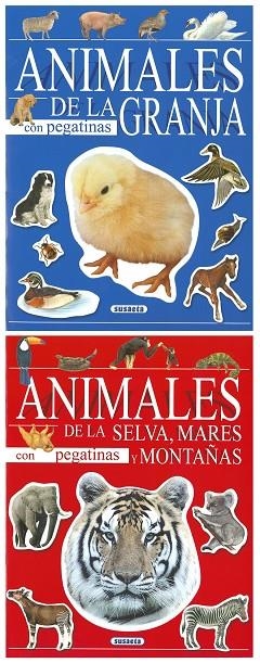 Animales con pegatinas (2 titulos) | 9788467762174 | Susaeta, Equipo