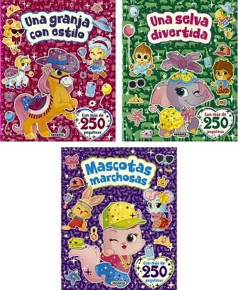 Animales y pegatinas (3 títulos) | 9788467758580 | Susaeta, Equipo