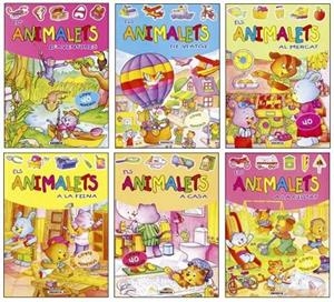 Animalets amb adhesius (6 títols) | 9788430562954 | Susaeta, Equipo