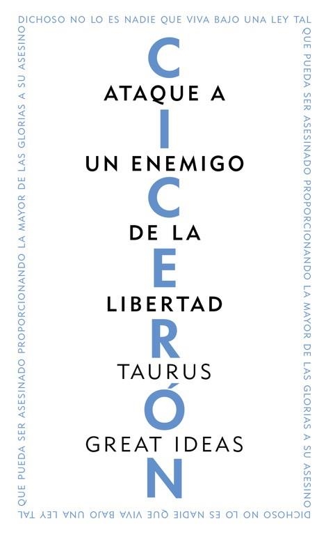 Ataque a un enemigo de la libertad (Serie Great Ideas 3) | 9788430609253 | Ciceron