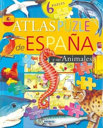 Atlas puzle de España y sus animales | 9788430562077 | Susaeta, Equipo