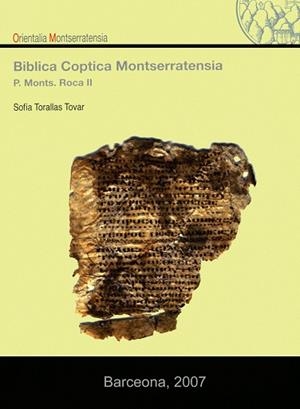 Biblica Coptica Montserratensia | 9788484159742 | Torallas Tovar, Sofía