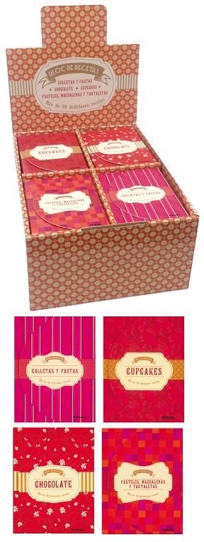 Bloc de recetas (4 títulos) | 9788499283647 | Warwick, Diana