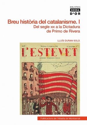 Breu història del catalanisme, I | 9788498831740 | Duran solà, Lluís