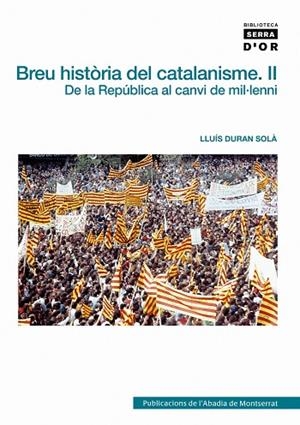 Breu història del catalanisme, II | 9788498833829 | Duran Solà, Lluís