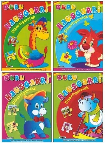 Buruhausgarri dibertigarriak (4 titulu) | 9788467703788 | Susaeta, Equipo