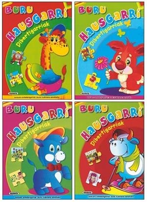 Buruhausgarri dibertigarriak (4 titulu) | 9788467703788 | Susaeta, Equipo