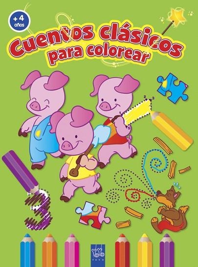 C.clásicos colorear +4 | 9788408037194 | YOYO