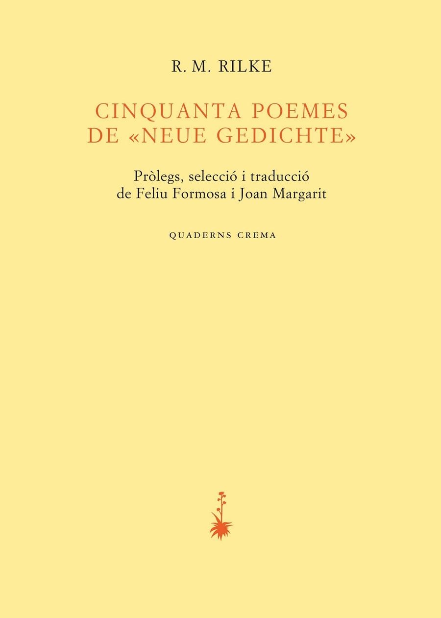 Cinquanta poemes de "Neue Gedichte" | 9788477275046 | von Rilke, Rainer Maria