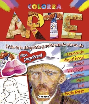 Colorea arte con pegatinas | 9788467737752 | Susaeta, Equipo