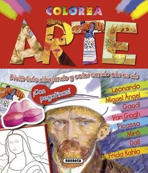 Colorea arte con pegatinas | 9788467737752 | Susaeta, Equipo
