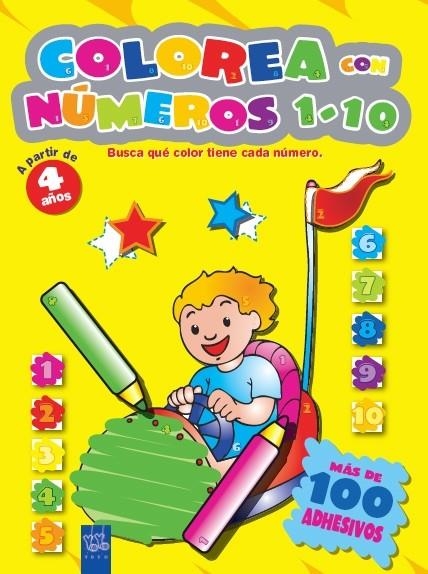 Colorea con números 1-20 verde | 9788408069997 | YOYO